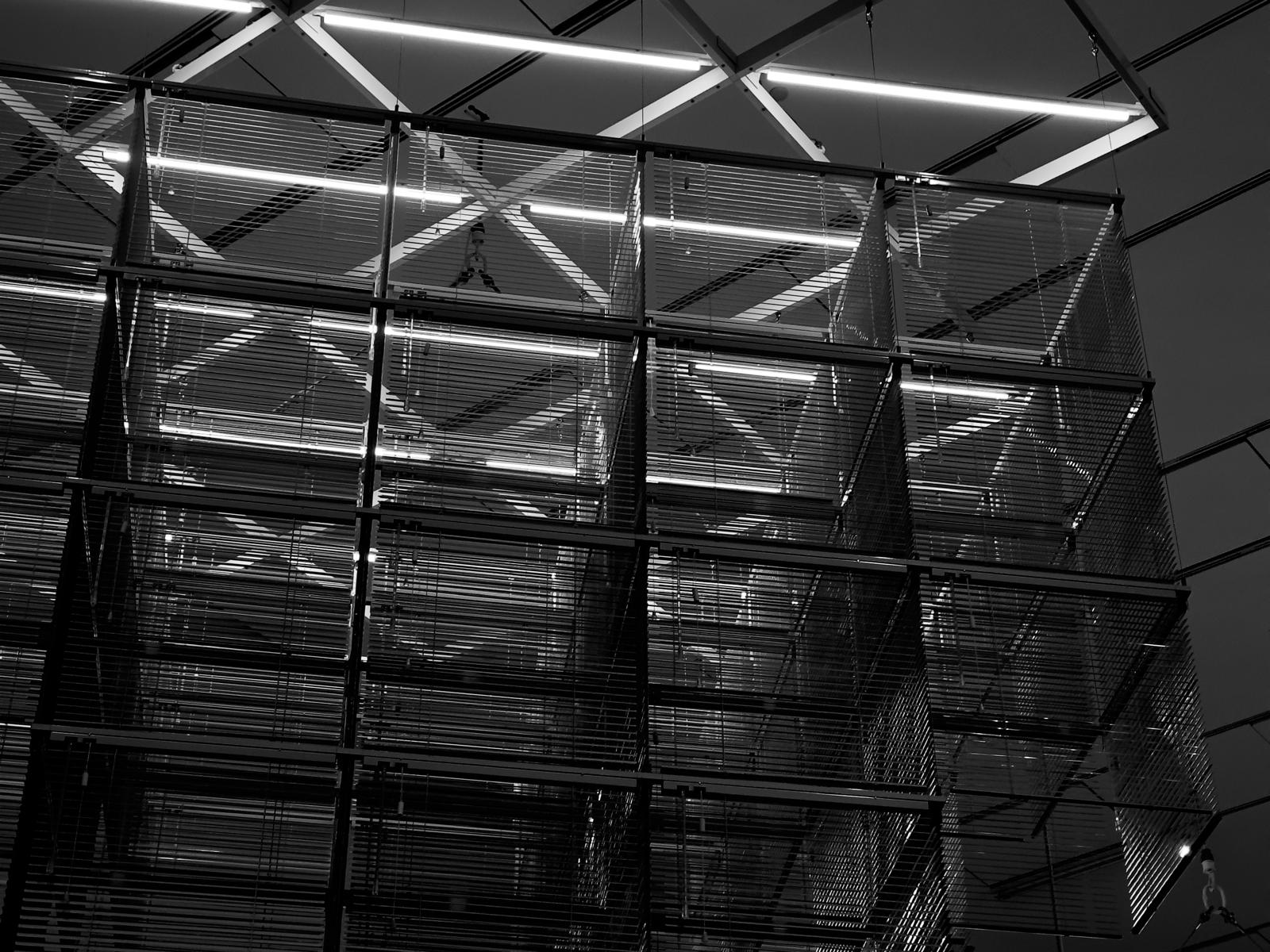 black-white picture of an object in the museum